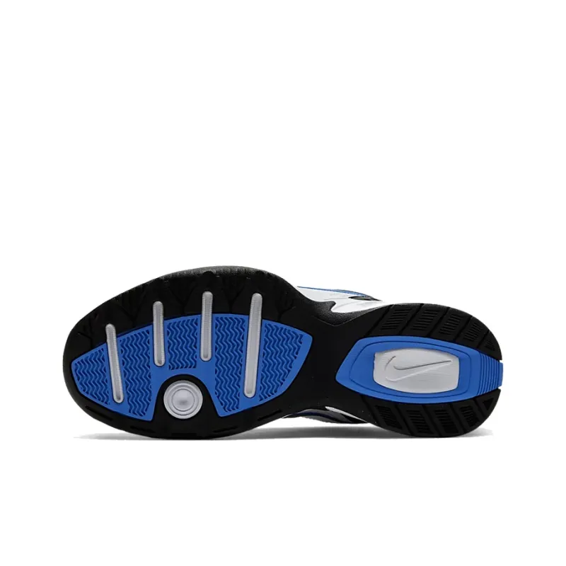 Nike Air Monarch Iv Black White Royal Blue-5