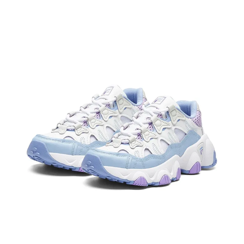 FILA FUSION Jagger Casual Shoes Women's Low Top Group White/Lavender-2