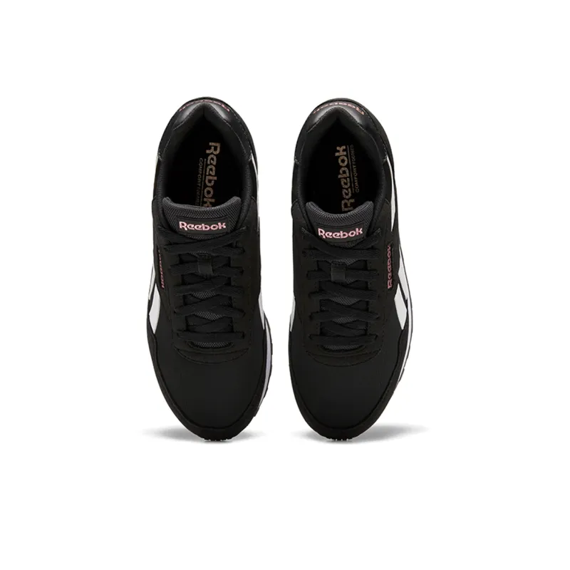 Reebok Women's Rewind Run 'Black White' Women's-3
