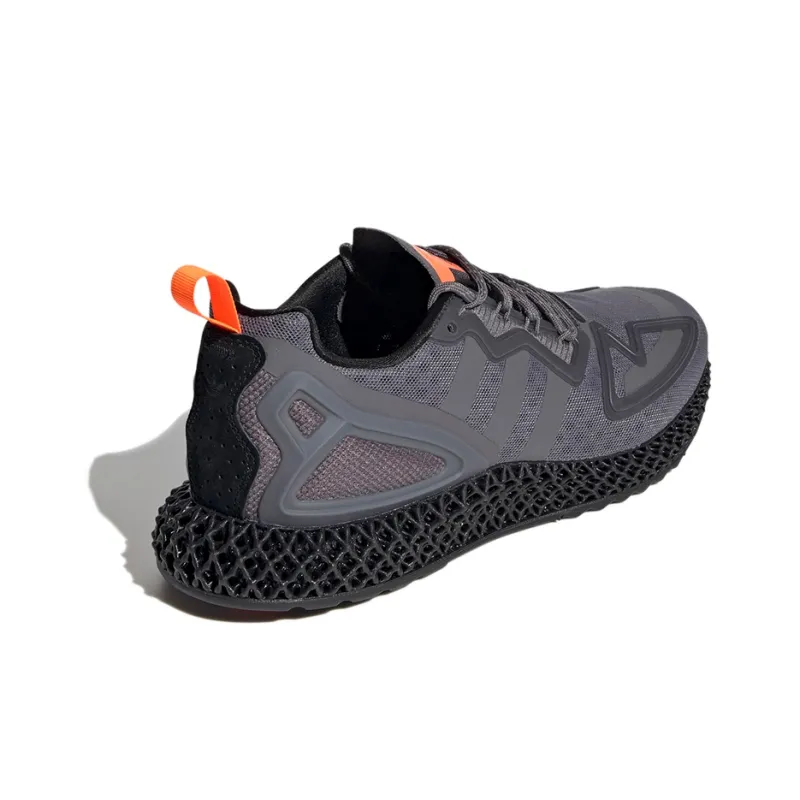 Adidas Zx 2K 4D Grey Four Solar Orange-3