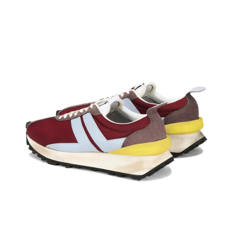 Lanvin Bumpr Slip Resistant, Abrasion Resistant, Lightweight Coverage Low Top Sports Lifestyle Casual Shoes Men's Red-4