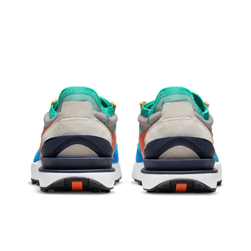 Nike Waffle One Mustard Orange Blue Turquoise-4