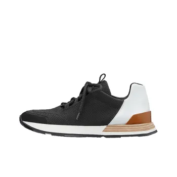 HERMES Buster Sneaker Cushioning Low-Top Casual Shoes Women's Black