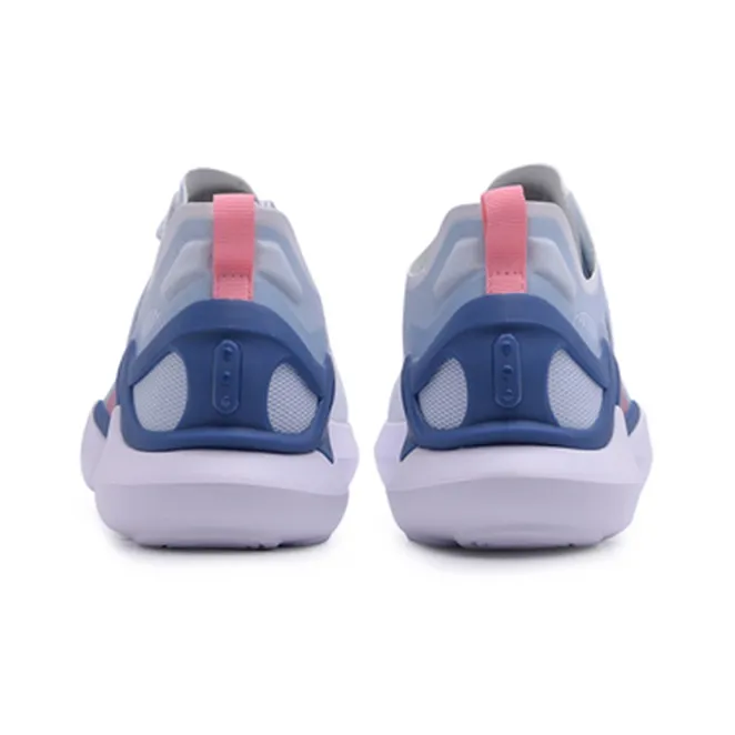 LiNing Comet Breathable, Abrasion Resistant, Lightweight, And Balanced Low Top Casual Shoes Women's Folk Blue-3