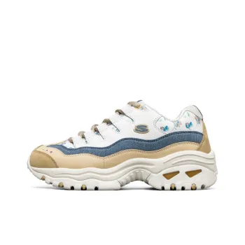 Skechers Energy White/Yellow/Blue Women's