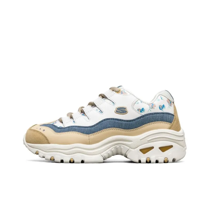 Skechers Energy White/Yellow/Blue Women's-0
