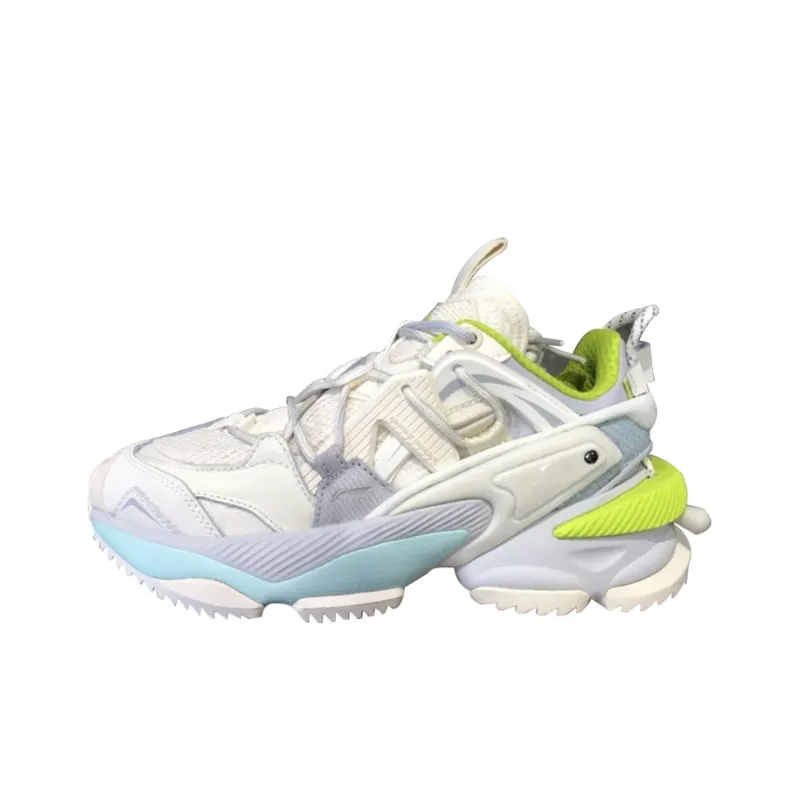 LiNing Low Top Casual Shoes Women's Light Antique Yellow-0