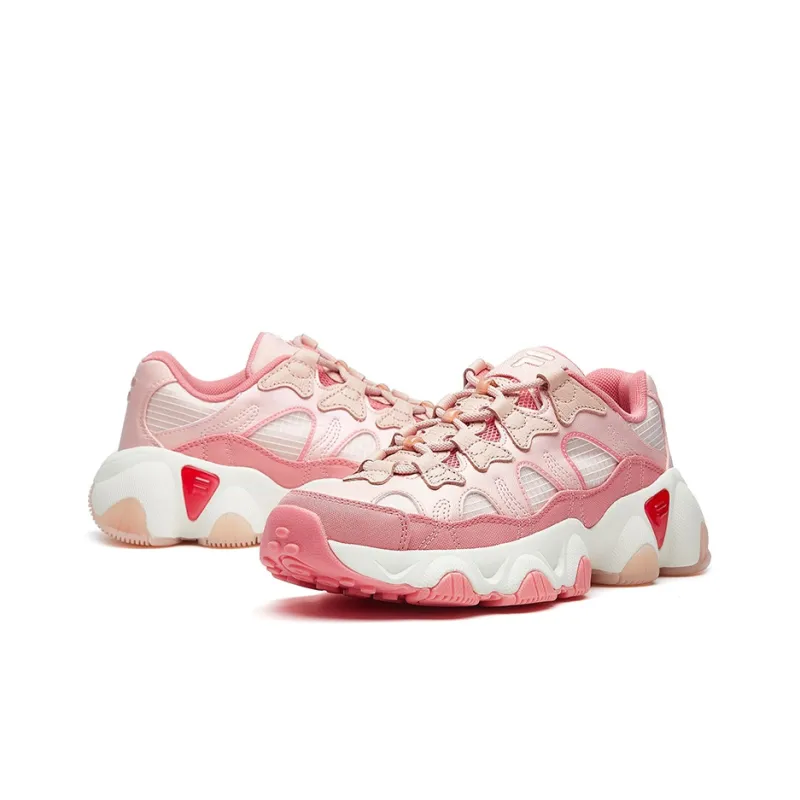FILA Jagger Vntg Running Shoes Gs Pink/White/Red Women's-2