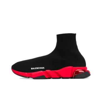 Balenciaga Speed Sneaker 'Clear Sole - Black Red'