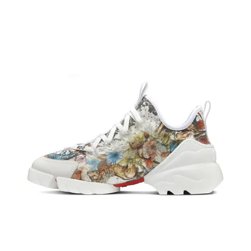 DIOR D-Connect Casual Shoes Women's Low-Top Multicolor