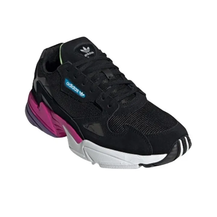 Adidas Falcon Core Black Shock Pink Women's-2