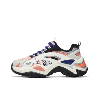 FILA Fishbone Slip Resistant And Breathable Low Top Sports Casual Shoes Women's Milk White