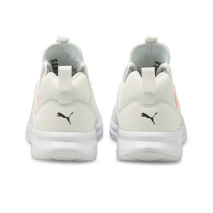 PUMA Enzo 2 Anti-Slip Wear-Resistant Low-Top Casual Shoes Women's White Orange-2