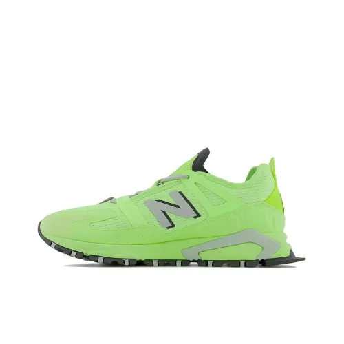 New Balance NB X-RACER Casual Shoes Men Low-Top Neon Green/Gray/Black