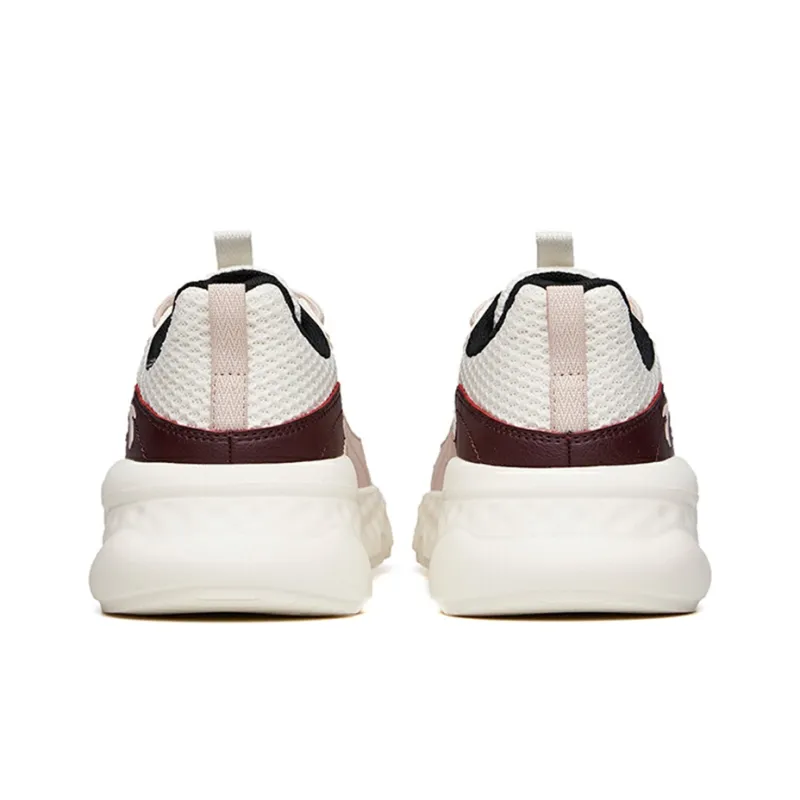 Anta Life Collection Low-Top Sports Casual Shoes Women's White Gray Red-3