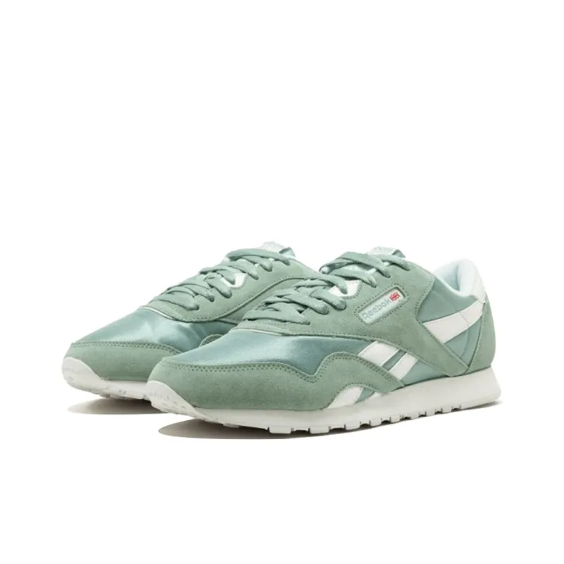 Reebok Classic Nylon Casual Shoes Men Low-Top Green-2