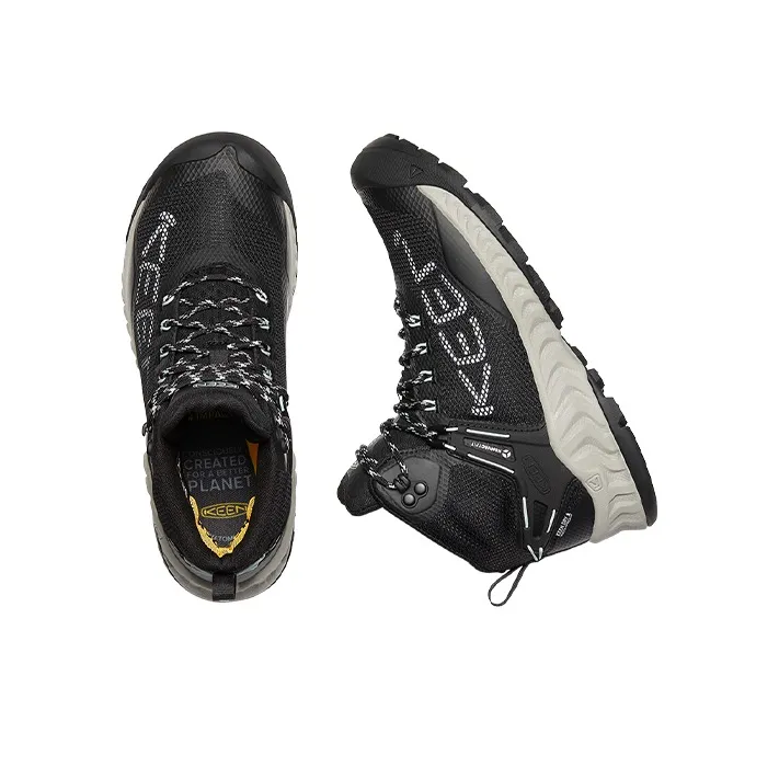 KEEN NXIS EVO MID WP Mid Top Hiking Shoes, Outdoor Shoes Women's Black-3