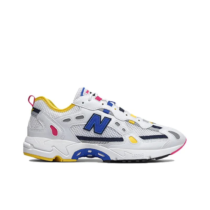 New Balance 827 White Atomic Yellow-1