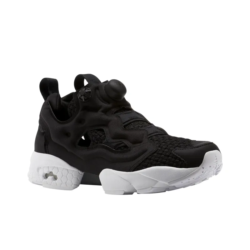 Reebok Instapump Fury Woven Running Shoes Black/White Women's-2