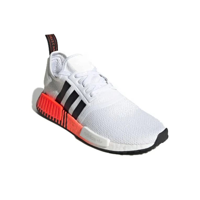 Adidas NMD_R1 'Glitch White Solar Red'-1
