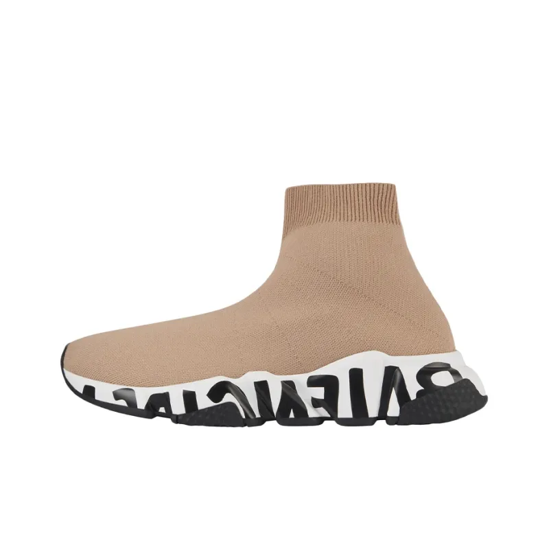 Balenciaga Speed Graffiti Beige Women's-0