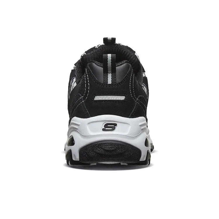 Skechers D'Lites 1.0 Running Shoes Black/White Women's-3
