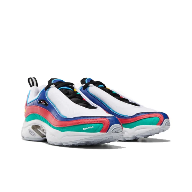 PUMA Daytona DMX Daytona DMX Cushioning Slip Resistant Low Top Sports Casual Shoes Unisex Red Blue Green-1