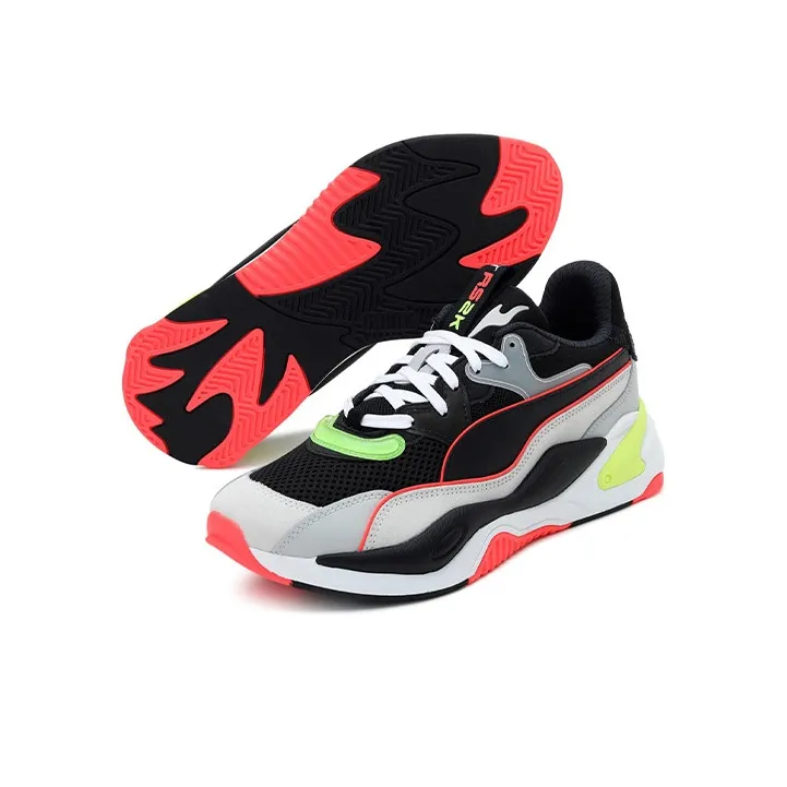 PUMA Rs 2k Internet Exploring Low Running Shoes Black/Grey/Red Women's-2