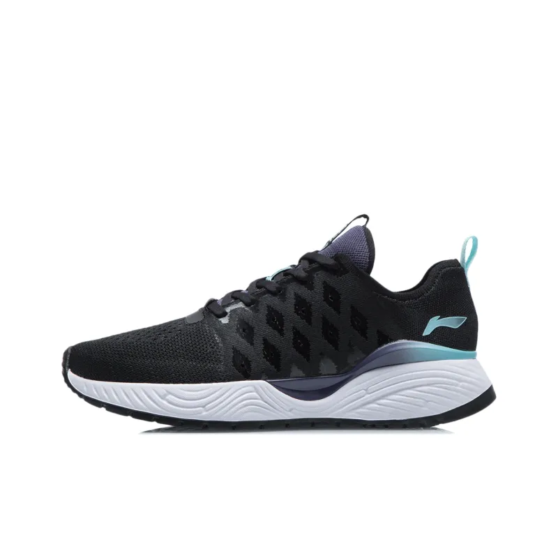 LiNing Soft Cushioned Slip Resistant Low Top Sports Casual Shoes Women's Black-0