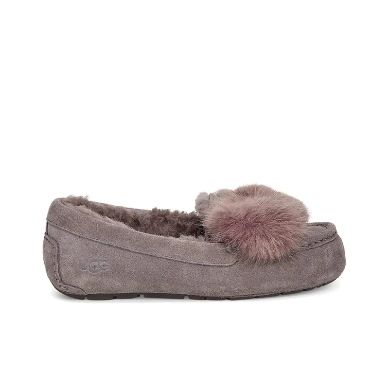 UGG Holiday Ansley Puff Bow 'Grey' Women's-1