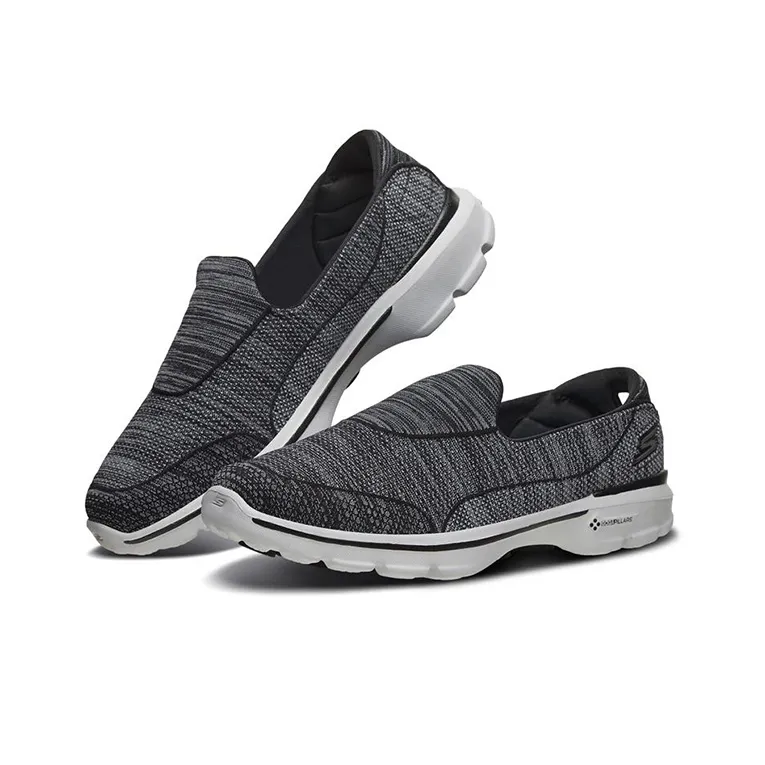 Skechers Go Walk 3 Casual Shoes Women's Low-Top Black/Gray-2