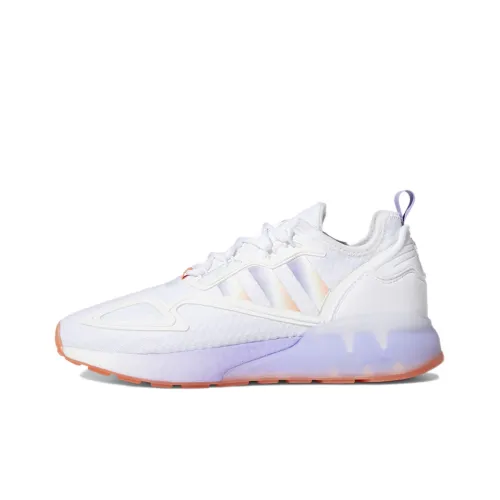 Adidas Originals ZX 2K Boost Casual Shoes Women's Low-Top White/Purple