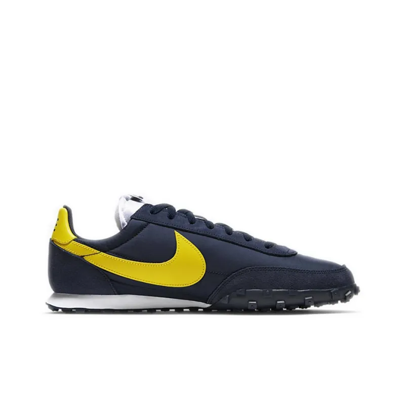 Nike Waffle Racer Obsidian Chrome Yellow-1