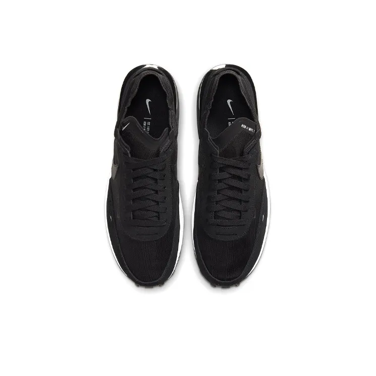 Nike Waffle One Black White-3