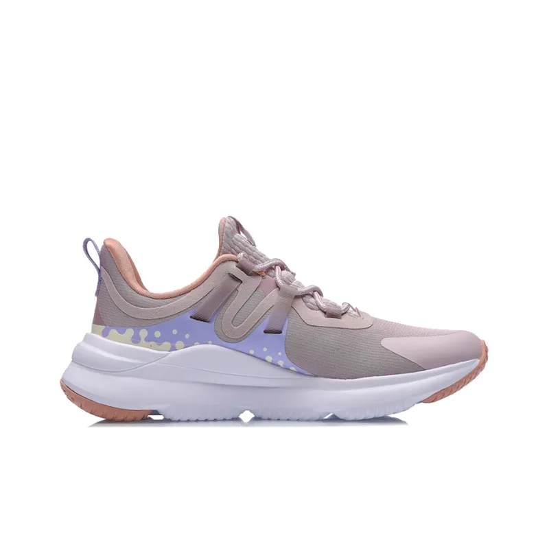 LINING Casual Shoes Women's Low Top Light Milky Purple-1