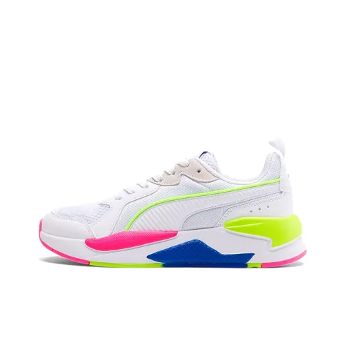 PUMA X-RAY Casual Shoes Women's Low-Top White/Green/Pink/Blue