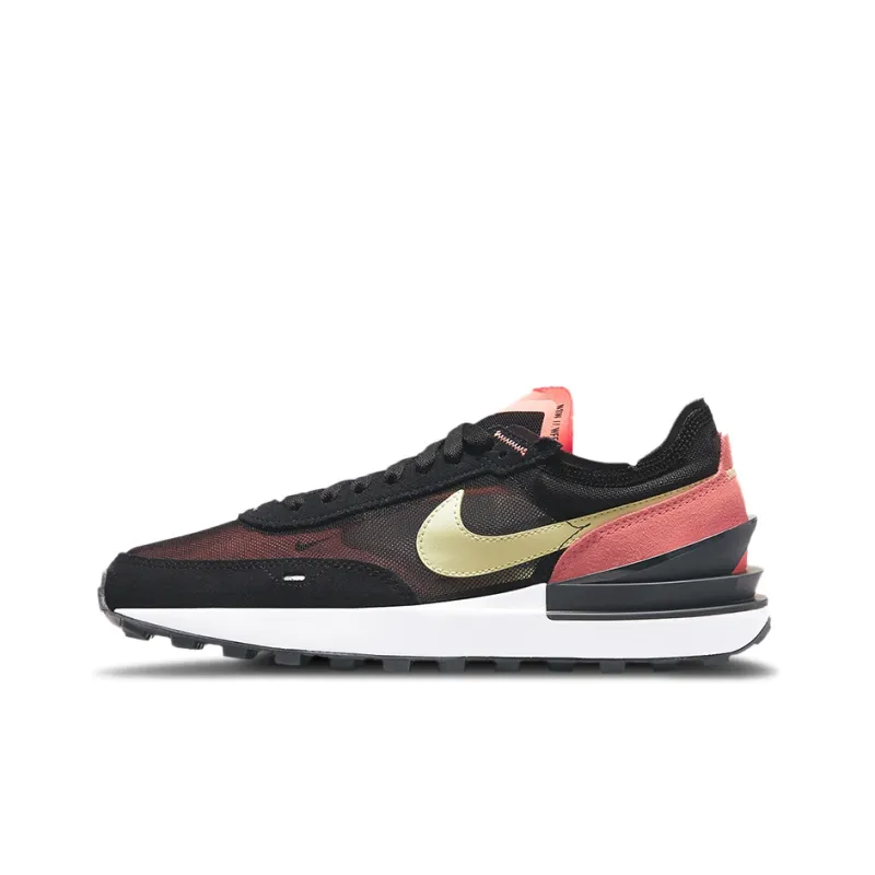 Nike Waffle One Black Lime Ice Magic Ember Women's-0