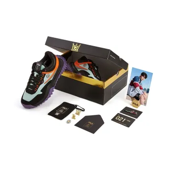 FILA FUSION Fila X Mihara Yasuhiro Running Shoes Black/Purple Women's