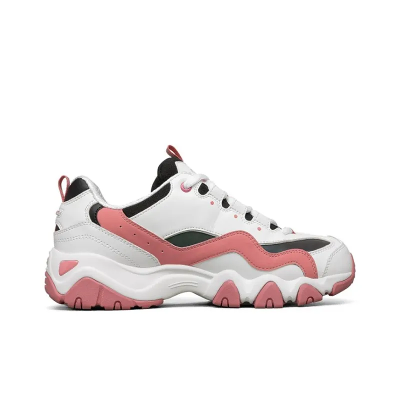 Skechers D'lites 2.0 Running Shoes White/Black/Pink Women's-1
