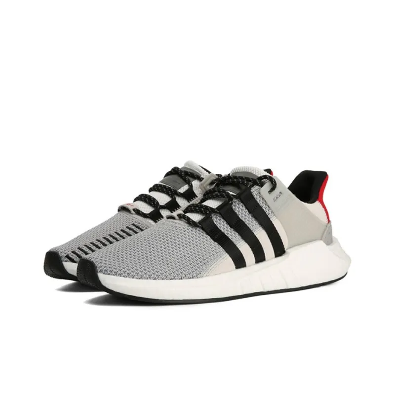 Adidas Eqt Support 93/17 Grey Black Scarlet-2