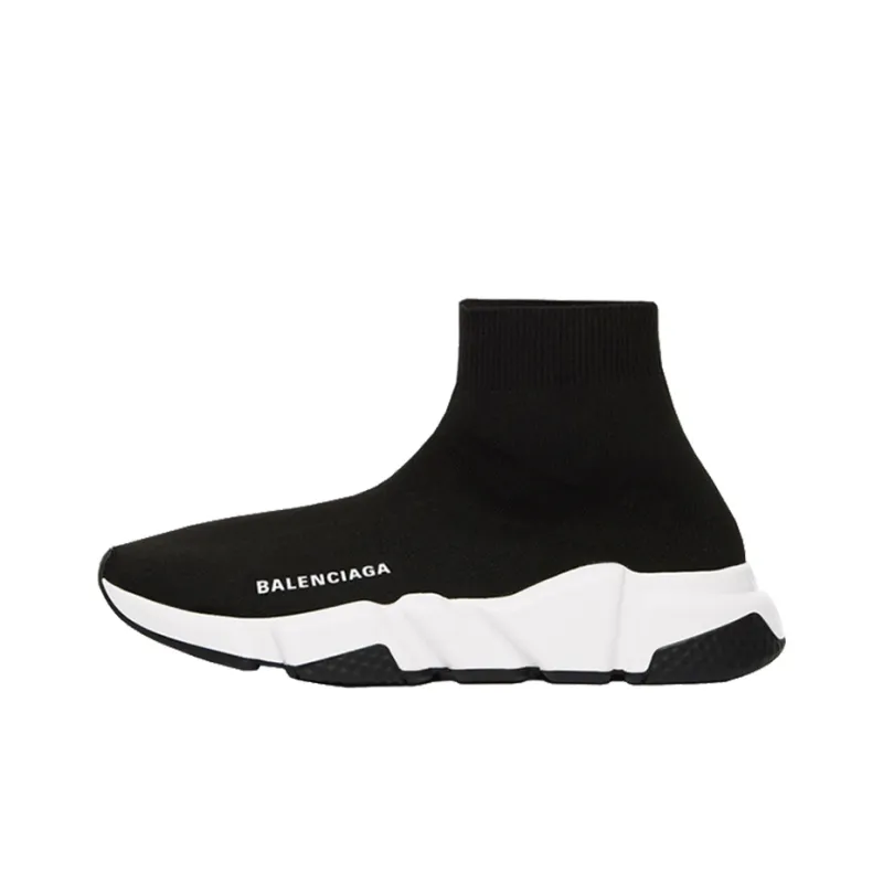 Balenciaga Speed Sneaker Black White Sole Women's-0