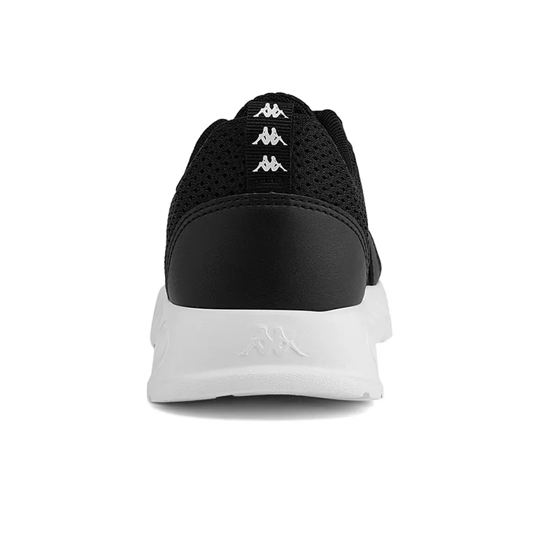 Kappa Cushioning Lightweight Breathable Low-Top Casual Shoes Unisex Black White-5