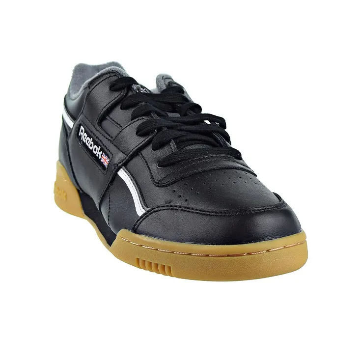 Reebok Workout Anti Slip Wear Resistant Low Top Casual Shoes Men's Black Brown-2