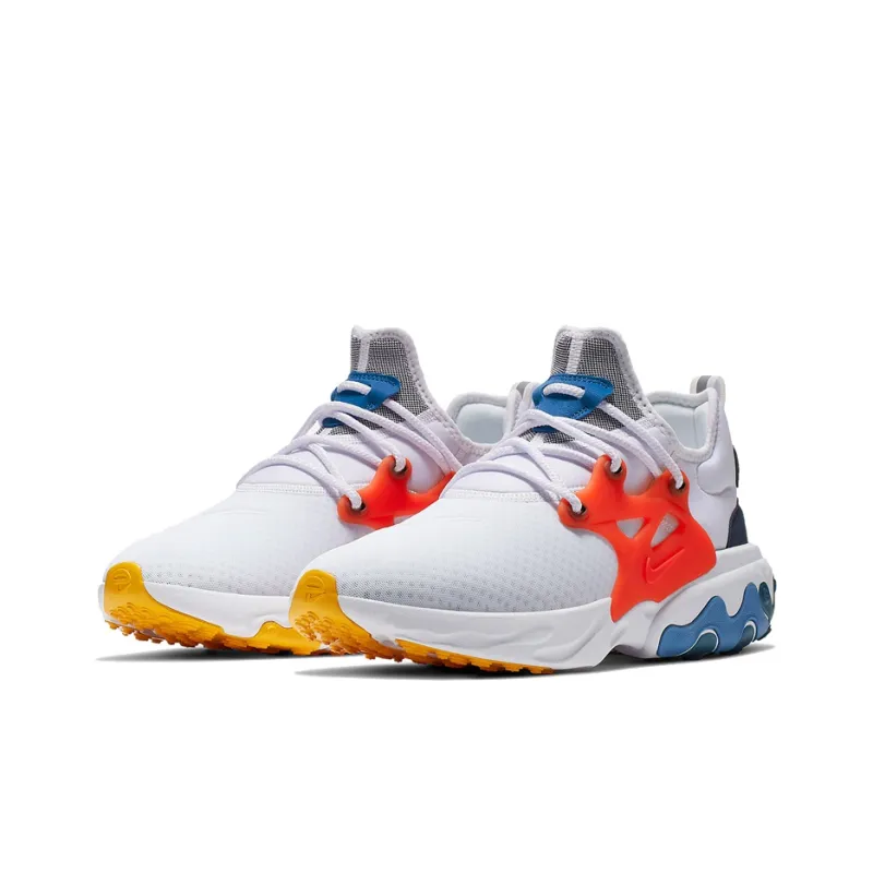 Nike React Presto White Habanero Red Obsidian-2