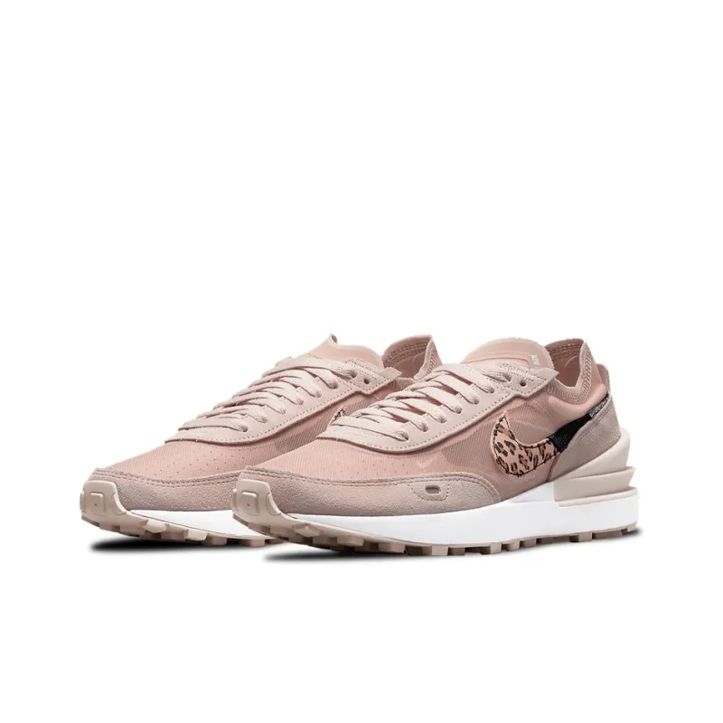 Nike Waffle One Fossil Stone Leopard Women's-2