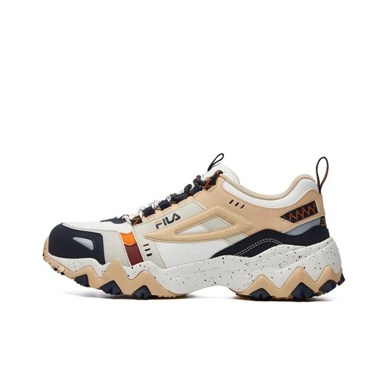 FILA FUSION Casual Shoes Men Low Top Beige Yellow/Micro White-0