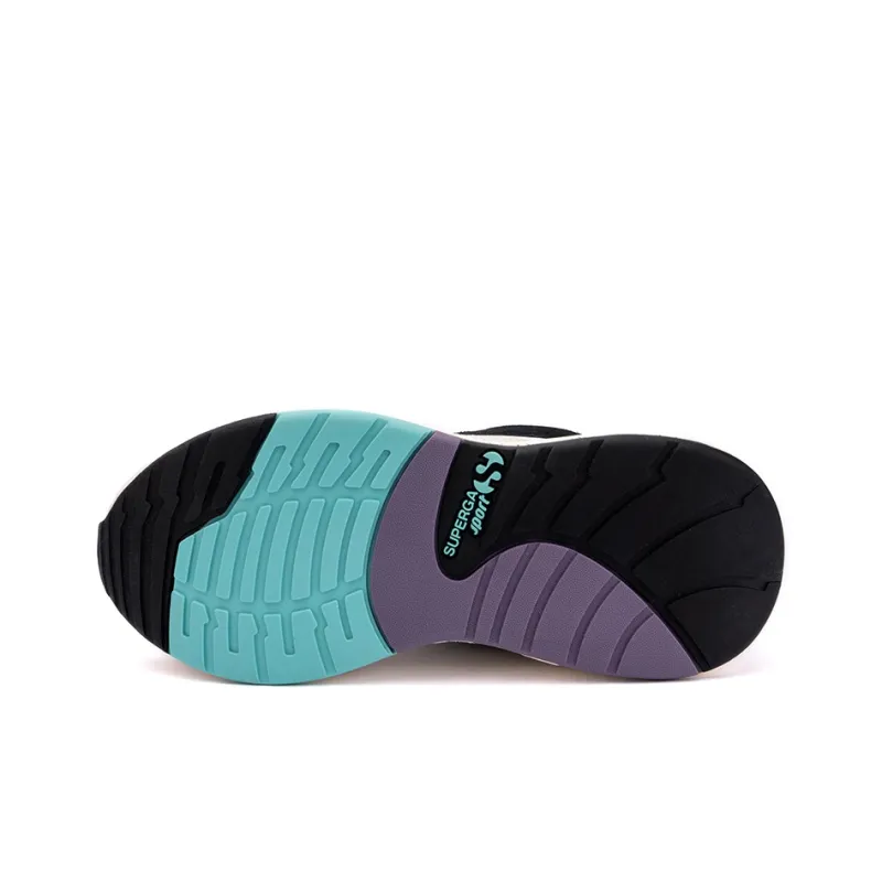SUPERGA Casual Shoes Unisex Low-Top Black/Blue-4