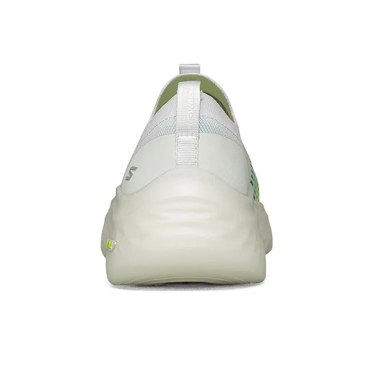 Skechers GO WALK Series Breathable Wear Resistant Cushioning Low Top Casual Shoes Women's White Multicolor-3
