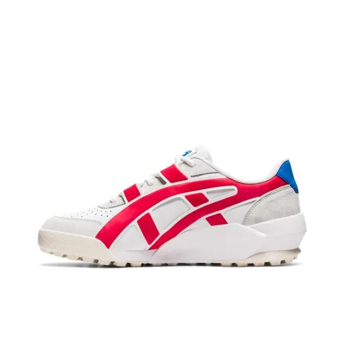 Onitsuka Tiger Big Logo Trainer Lifestyle Shoes Women's Low-Top White/Rose Red