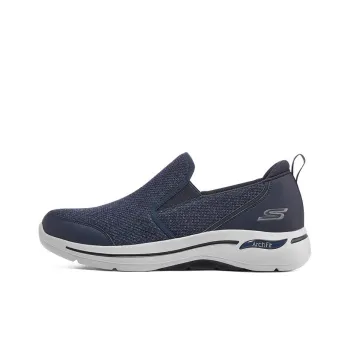 Skechers Go Walk Arch Fit Low Top Lazy Shoes Navy